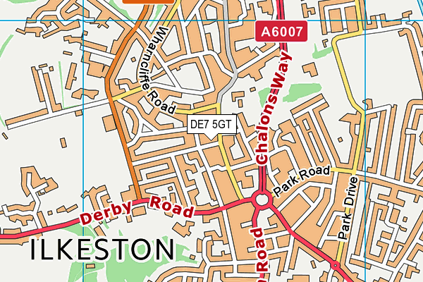 Map of JUST MOVE (NOTTINGHAM) LIMITED at district scale