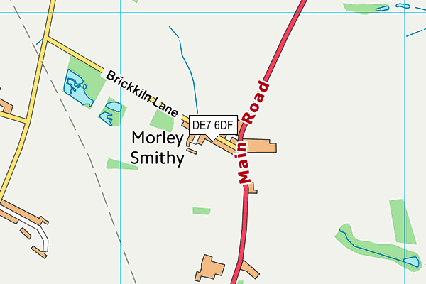 Morley Primary School map (DE7 6DF) - OS VectorMap District (Ordnance Survey)