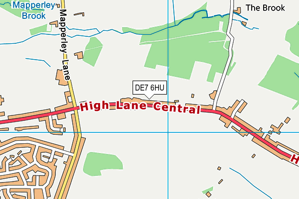 Map of THE LANES DAY NURSERY LIMITED at district scale