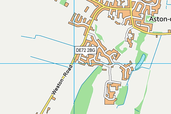 DE72 2BG map - OS VectorMap District (Ordnance Survey)