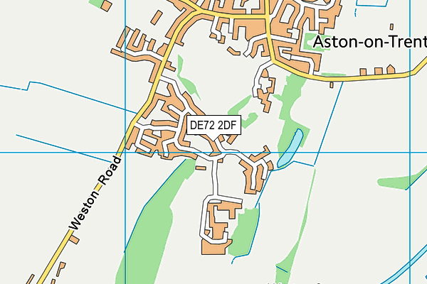 DE72 2DF map - OS VectorMap District (Ordnance Survey)