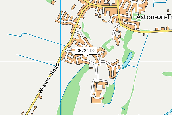 DE72 2DG map - OS VectorMap District (Ordnance Survey)