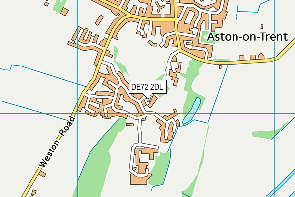 DE72 2DL map - OS VectorMap District (Ordnance Survey)