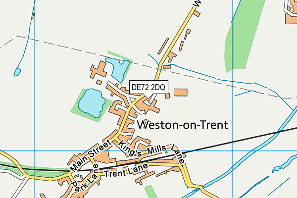 DE72 2DQ map - OS VectorMap District (Ordnance Survey)
