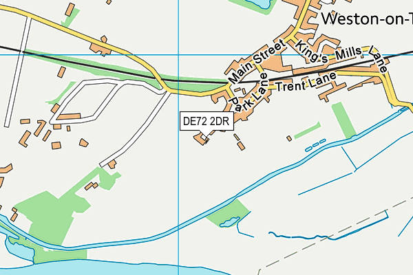 DE72 2DR map - OS VectorMap District (Ordnance Survey)