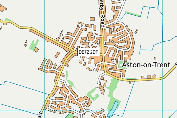 DE72 2DT map - OS VectorMap District (Ordnance Survey)