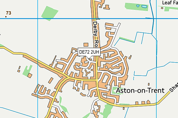 Aston-on-Trent Primary School map (DE72 2UH) - OS VectorMap District (Ordnance Survey)