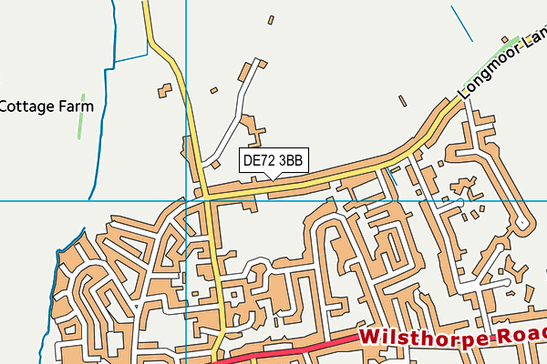 Breaston Park map (DE72 3BB) - OS VectorMap District (Ordnance Survey)