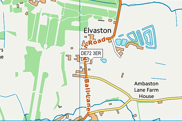 DE72 3ER map - OS VectorMap District (Ordnance Survey)