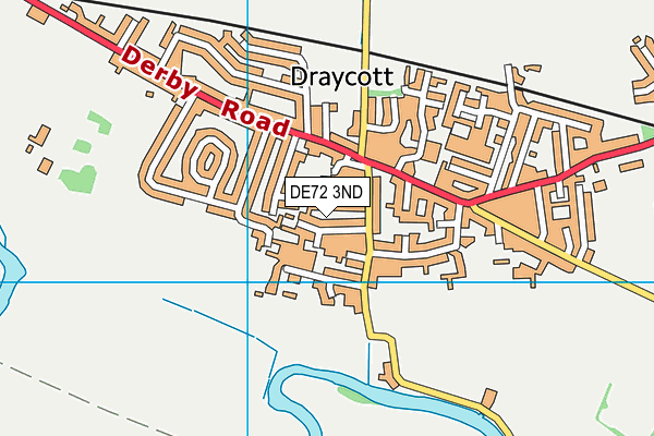 DE72 3ND map - OS VectorMap District (Ordnance Survey)