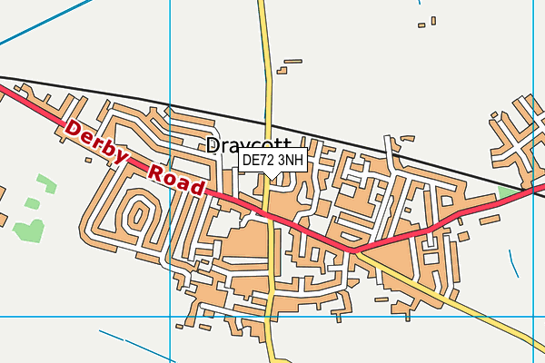Draycott Community Primary School map (DE72 3NH) - OS VectorMap District (Ordnance Survey)