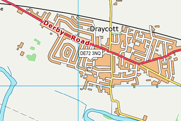 DE72 3NQ map - OS VectorMap District (Ordnance Survey)