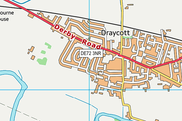 DE72 3NR map - OS VectorMap District (Ordnance Survey)