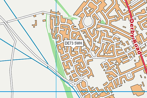 DE73 5WH map - OS VectorMap District (Ordnance Survey)