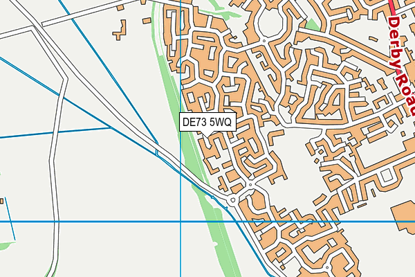 DE73 5WQ map - OS VectorMap District (Ordnance Survey)