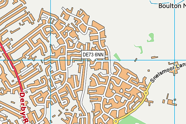 DE73 6NN map - OS VectorMap District (Ordnance Survey)