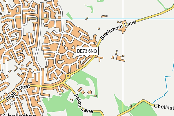 DE73 6NQ map - OS VectorMap District (Ordnance Survey)