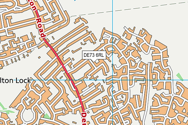 DE73 6RL map - OS VectorMap District (Ordnance Survey)