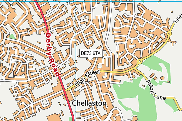 Chellaston Infant School map (DE73 6TA) - OS VectorMap District (Ordnance Survey)