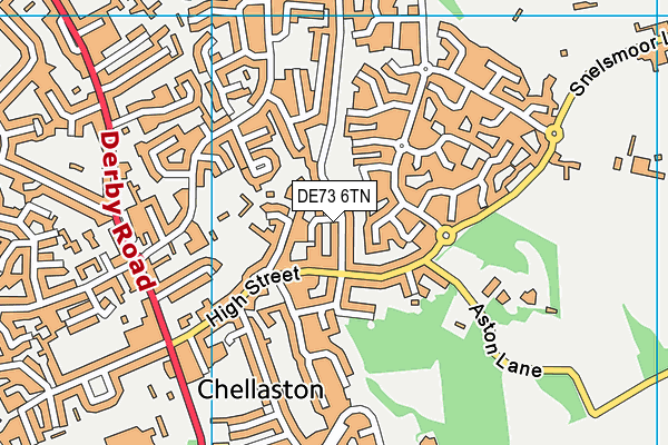 DE73 6TN map - OS VectorMap District (Ordnance Survey)