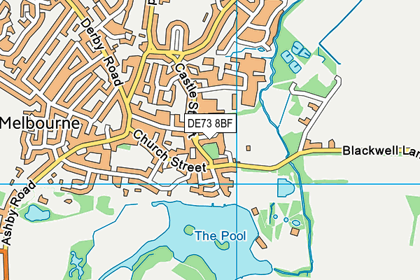 DE73 8BF map - OS VectorMap District (Ordnance Survey)