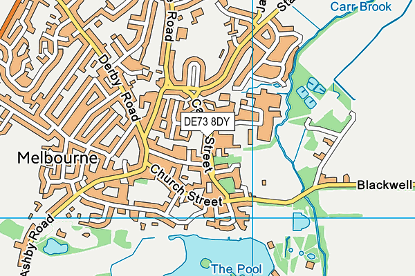 Map of STANTON DEVELOPMENTS (DERBY) LIMITED at district scale