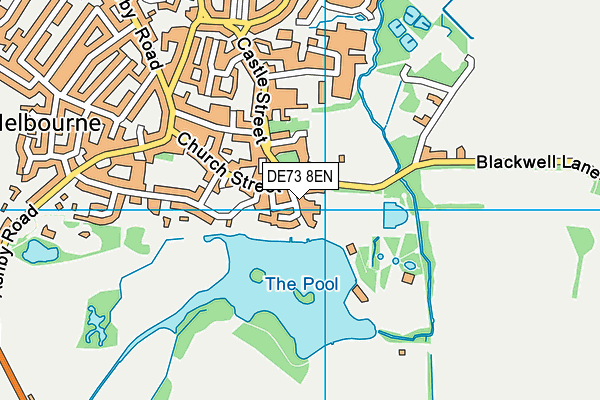DE73 8EN map - OS VectorMap District (Ordnance Survey)