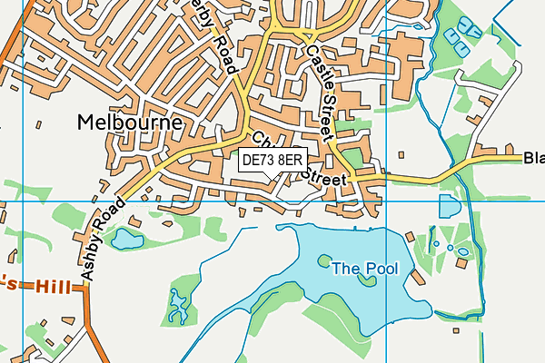 DE73 8ER map - OS VectorMap District (Ordnance Survey)