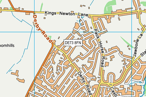 DE73 8FN map - OS VectorMap District (Ordnance Survey)