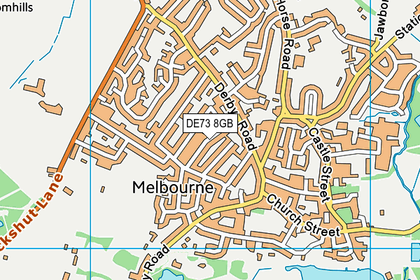 DE73 8GB map - OS VectorMap District (Ordnance Survey)