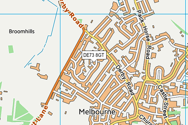 Map of ADVENTUS (DERBY) LIMITED at district scale