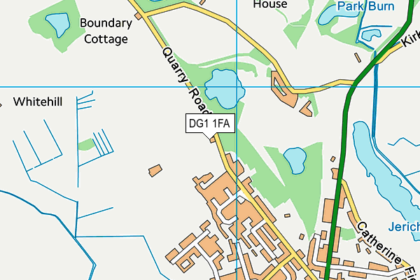 DG1 1FA map - OS VectorMap District (Ordnance Survey)