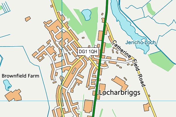 DG1 1QH map - OS VectorMap District (Ordnance Survey)