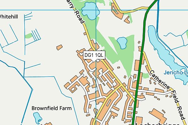 DG1 1QL map - OS VectorMap District (Ordnance Survey)