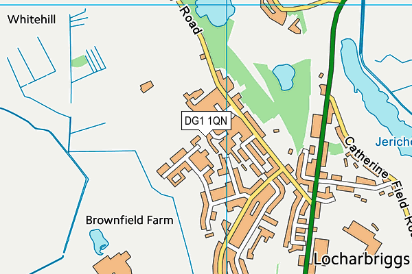 DG1 1QN map - OS VectorMap District (Ordnance Survey)