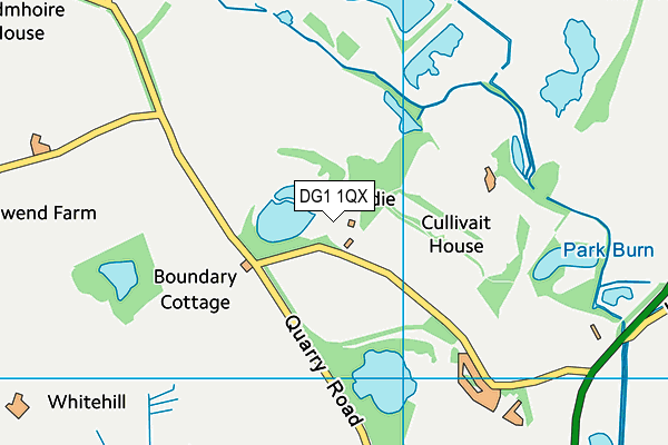 DG1 1QX map - OS VectorMap District (Ordnance Survey)