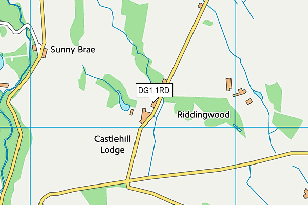 DG1 1RD map - OS VectorMap District (Ordnance Survey)