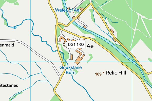 DG1 1RQ map - OS VectorMap District (Ordnance Survey)