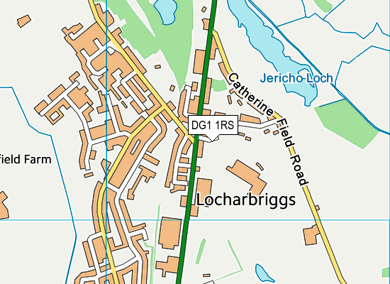 DG1 1RS map - OS VectorMap District (Ordnance Survey)