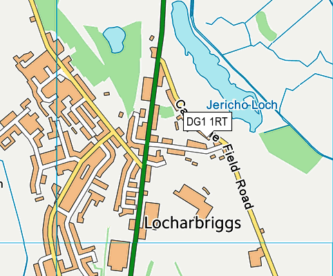 DG1 1RT map - OS VectorMap District (Ordnance Survey)