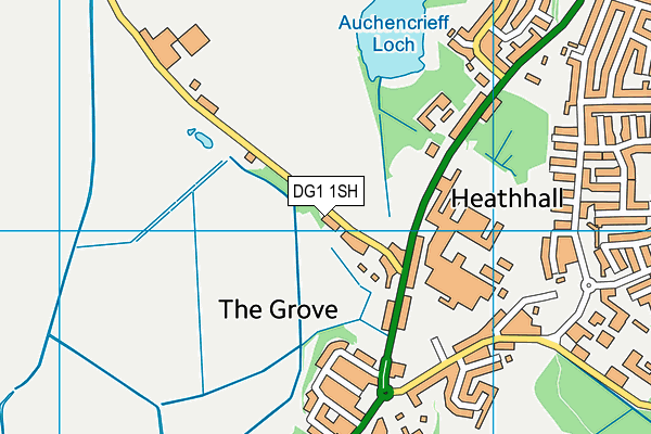 DG1 1SH map - OS VectorMap District (Ordnance Survey)