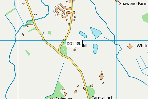 DG1 1SL map - OS VectorMap District (Ordnance Survey)