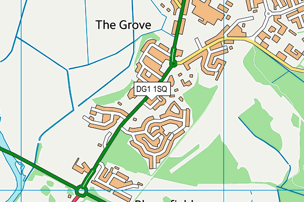 DG1 1SQ map - OS VectorMap District (Ordnance Survey)