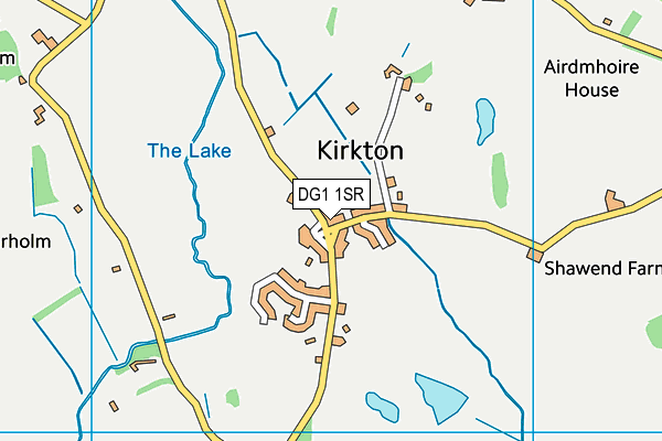 DG1 1SR map - OS VectorMap District (Ordnance Survey)