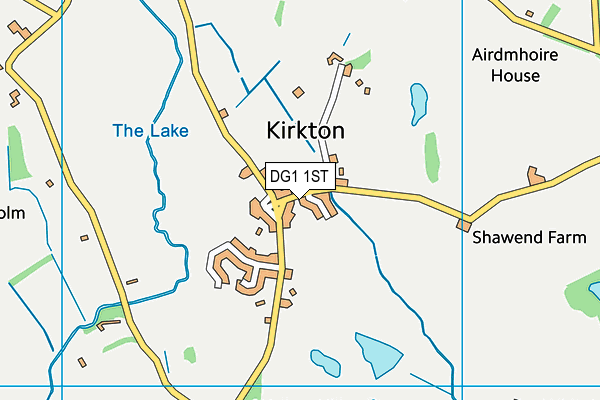 DG1 1ST map - OS VectorMap District (Ordnance Survey)