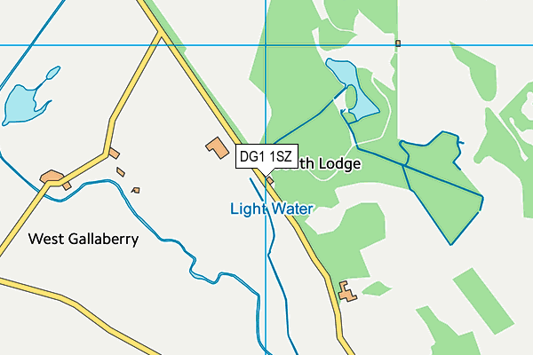 DG1 1SZ map - OS VectorMap District (Ordnance Survey)