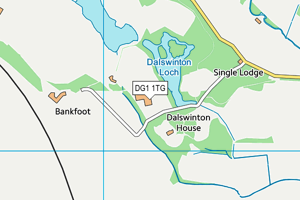 DG1 1TG map - OS VectorMap District (Ordnance Survey)