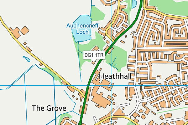 DG1 1TR map - OS VectorMap District (Ordnance Survey)