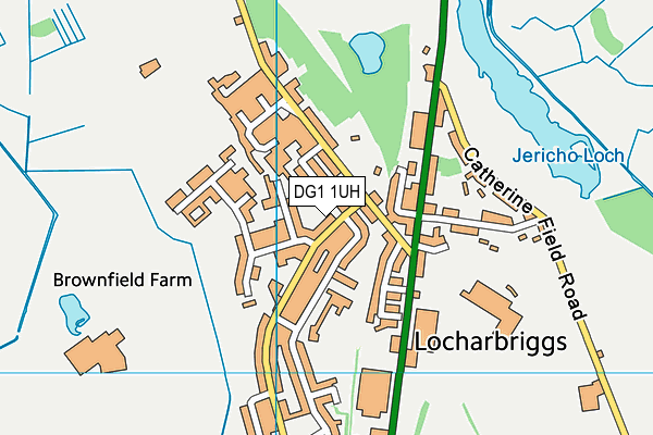 DG1 1UH map - OS VectorMap District (Ordnance Survey)