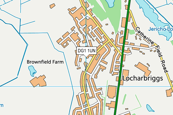 DG1 1UN map - OS VectorMap District (Ordnance Survey)